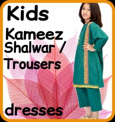 Kids Kameez Shalwar / Trousers dresses .