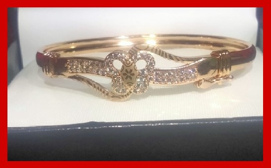 Imitation Jewellery no 63 golden & white zarkoon bracelet